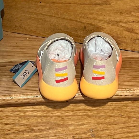 Tom’s alpargata mallow warm natural canvas/ombré size 7.5 - Picture 3 of 5